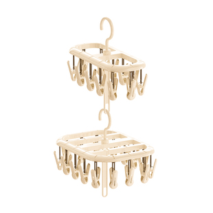 多夹子晾衣架晒袜子神器晾内衣内裤晾晒架多功能挂阳台凉袜夹架子