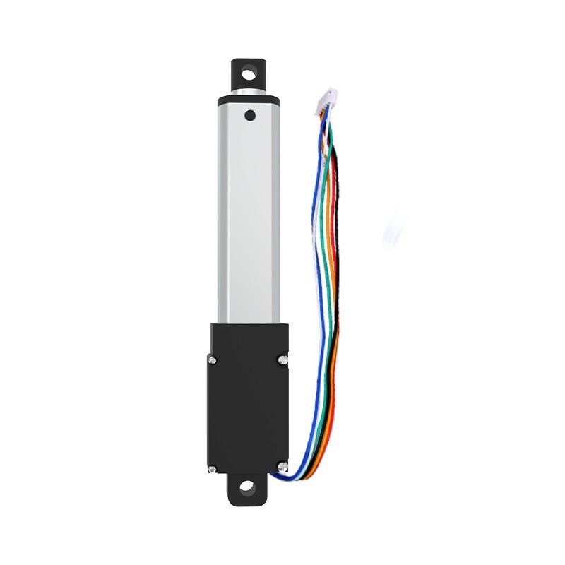 带编码器迷你电动推杆小型往复伸缩24v12v直线液压电机自动升降器