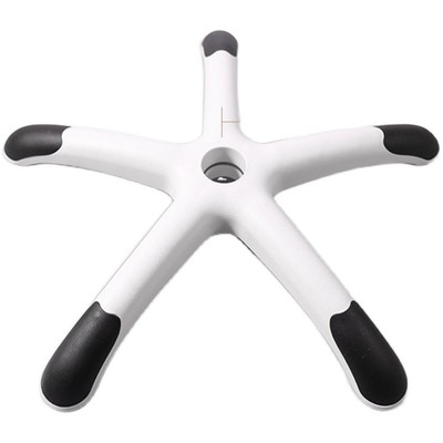 电脑椅尼龙脚加厚椅配件通用白色