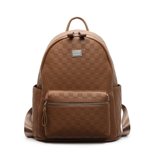 2025年新款书包港风大容量棋盘格上班用双肩包潮牌大学生电脑背包