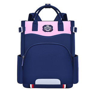 小学补习袋可手提双肩补习袋男生女孩1-3-6年级补习袋美术袋补课书包男孩培训包补课手提袋轻便帆布儿童