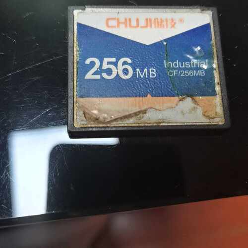 议价储技工业级CF卡256MB，拆机卡，成色如图，功能，维修