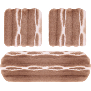 冬季汽车坐垫冬毛绒保暖加厚单片主驾驶座椅座位垫子后排汽车座垫