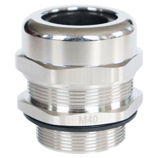 蓝江LAND 防爆铜镀镍电缆接头IP68防水葛兰头增安金属密封接头CE