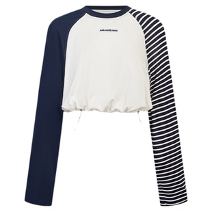 ANN ANDELMAN  秋冬新款女士不规对称薄针织T恤衫银泰百货 301286