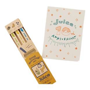 日本PILOT百乐果汁笔10周年限定Juice十周年早餐兄弟限定0.5黑笔