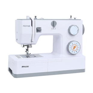 【官方旗舰】中国飞跃家用电动缝纫机FY380台式多功能锁边吃厚