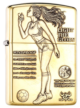 zippo正品打火机足球宝贝