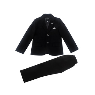 男童礼服套装英伦西装儿童西服走秀小西装男主持人演出服男孩春秋