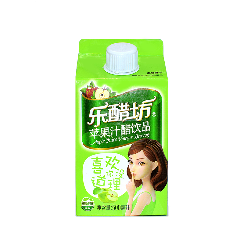 乐醋坊苹果醋饮料整箱500ml*15盒装浓缩果汁大瓶女生夏季网红饮品