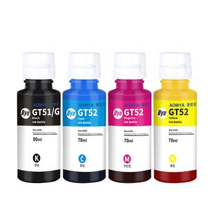 奥美亚适用惠普GT53XL/GT52/51打印机墨水tank419 411 410 418 519 539 531 516 676 672 675专用墨水补充装