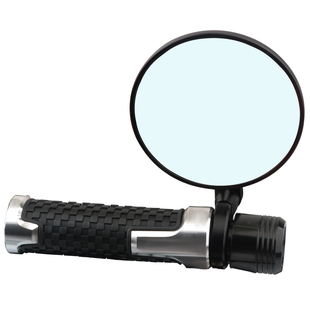 适用无极CU525手把后视镜改装CU250 CU625复古车把加重反光广角镜