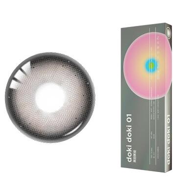 4inlook大美目dokidoki美瞳日抛10片大小直径隐形近视眼镜彩瞳