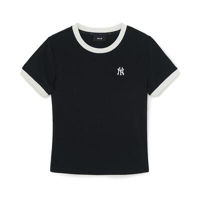 MLB官方 女款舒适休闲运动修身撞色百搭短袖T恤26春季新款TSB02