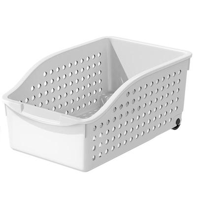 【万人加购】橱柜滑轮收纳筐