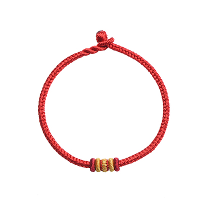 黑色本命年手绳手工编织手绳