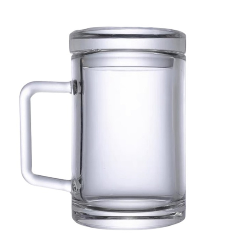 天然原石原矿水晶杯盖杯办公茶具