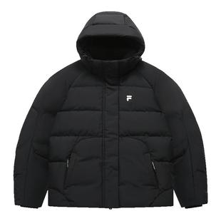 FILA FUSION斐乐潮牌羽绒服女2025冬季新款休闲宽松保暖连帽外套