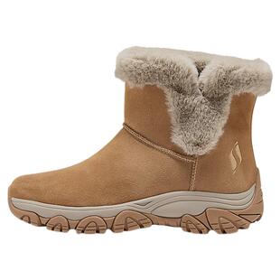 斯凯奇2026年春夏季新款女鞋厚底增高雪地靴子加绒保暖二棉鞋