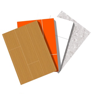 spc石晶墙板仿瓷砖酒店卫生间淋浴房翻新改造速装防水石塑护墙板