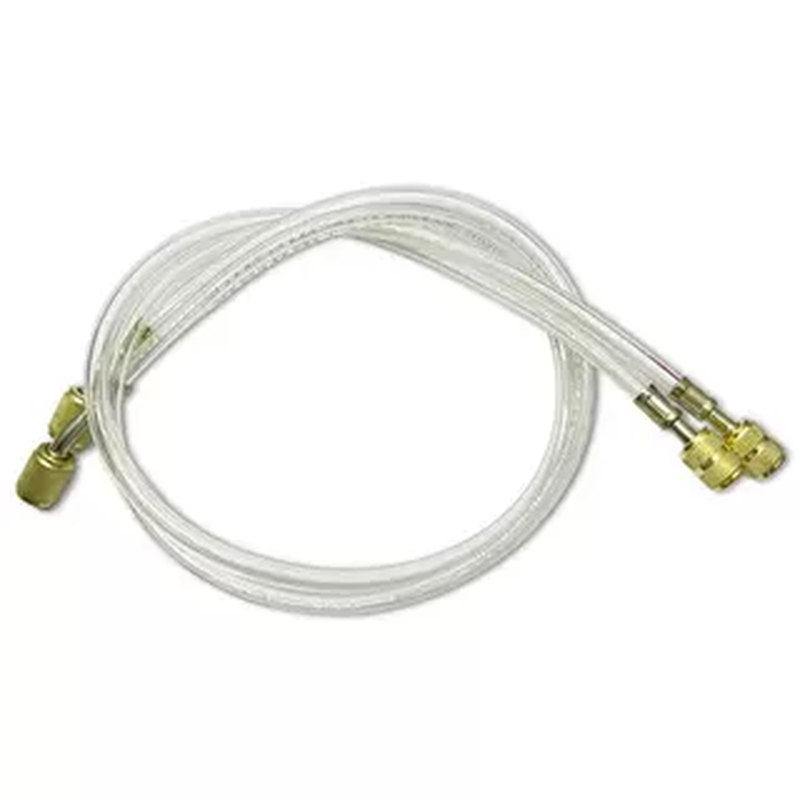 空调冰箱加氟加液透明管 制冷维修工具冷媒雪种R410/R22加氟软管