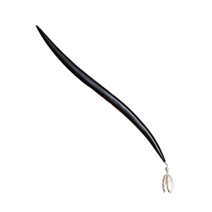 UNIG由观/芷澧兰/原创设计S925银新中式发簪黑檀木小众秋冬新品