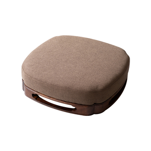 有清堂新中式打坐蒲团乌金木禅意坐垫榻榻米蒲团茶室蒲团宋式美学