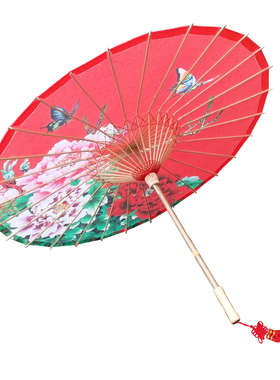 怀旧展厅商场走廊茶楼泸州油纸伞