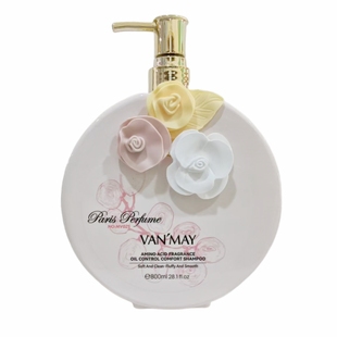 万千美洗发露香氛滋润补水蓬松控油柔顺保湿氨基酸甘草去屑洗发水