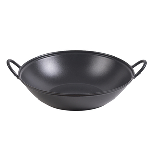 商用露天火锅店熟铁地摊火锅锅具重庆铸铁老铁锅卡式炉专用铁火锅