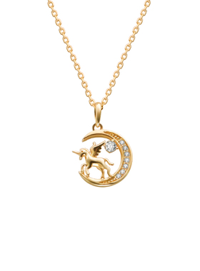 独角兽项链女款本命年礼物
