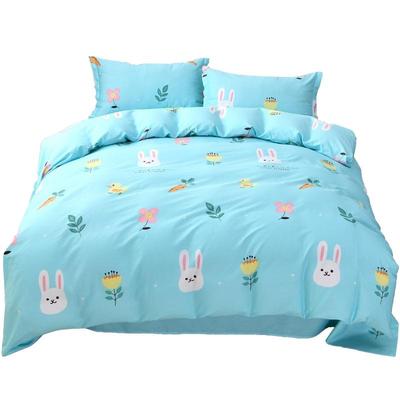 加厚100%纯棉斜纹四件套单人双人