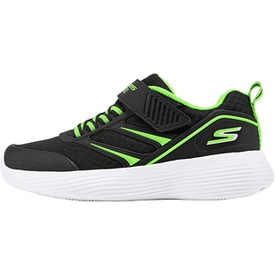 Skechers斯凯奇儿童魔术贴运动鞋春秋轻便舒适童鞋男童休闲跑步鞋