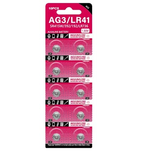 LR44纽扣电池LR1130计算器LR41电子手表电池1.5V碱锰纽扣玩具电池