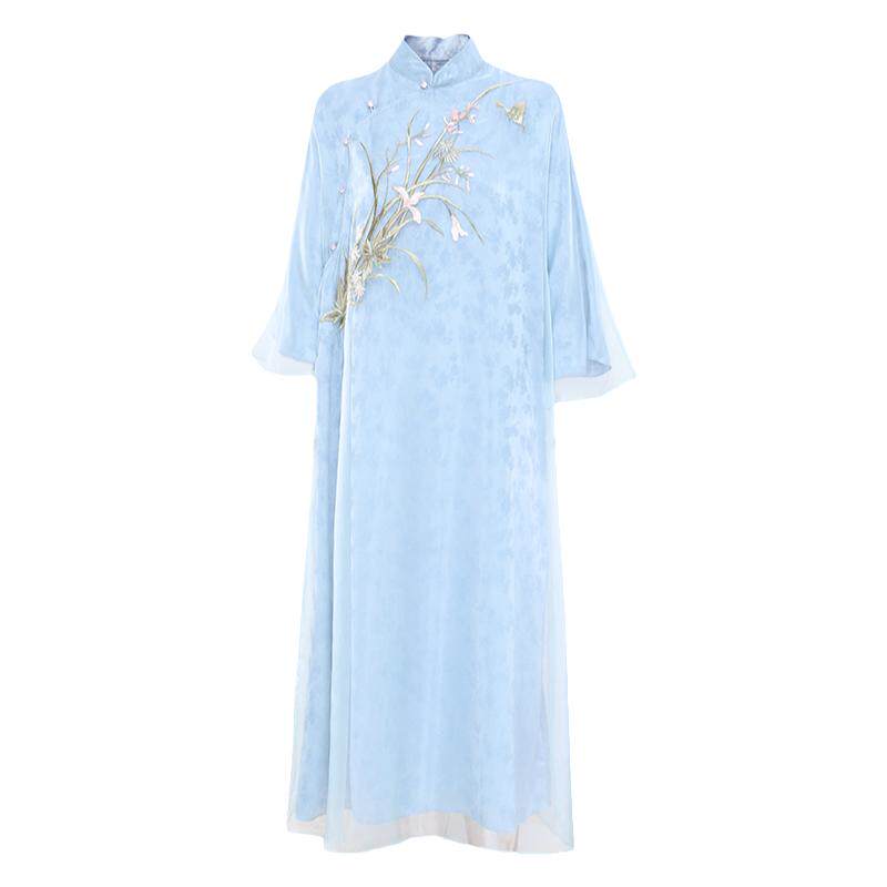 新中式唐装汉服女改良旗袍连衣裙