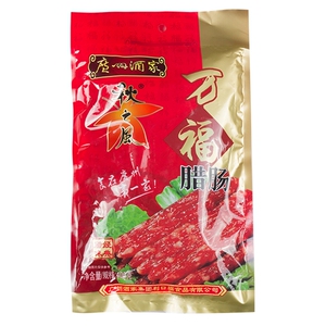 广州酒家秋之风万福腊肠400g袋装六分瘦广式香肠广东特产腊味年货