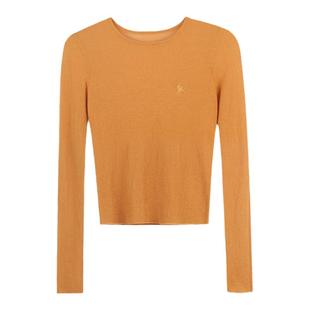 【明星同款】龙脸DRAGONFACE修身螺纹透肤针织衣芭蕾舞显瘦打底