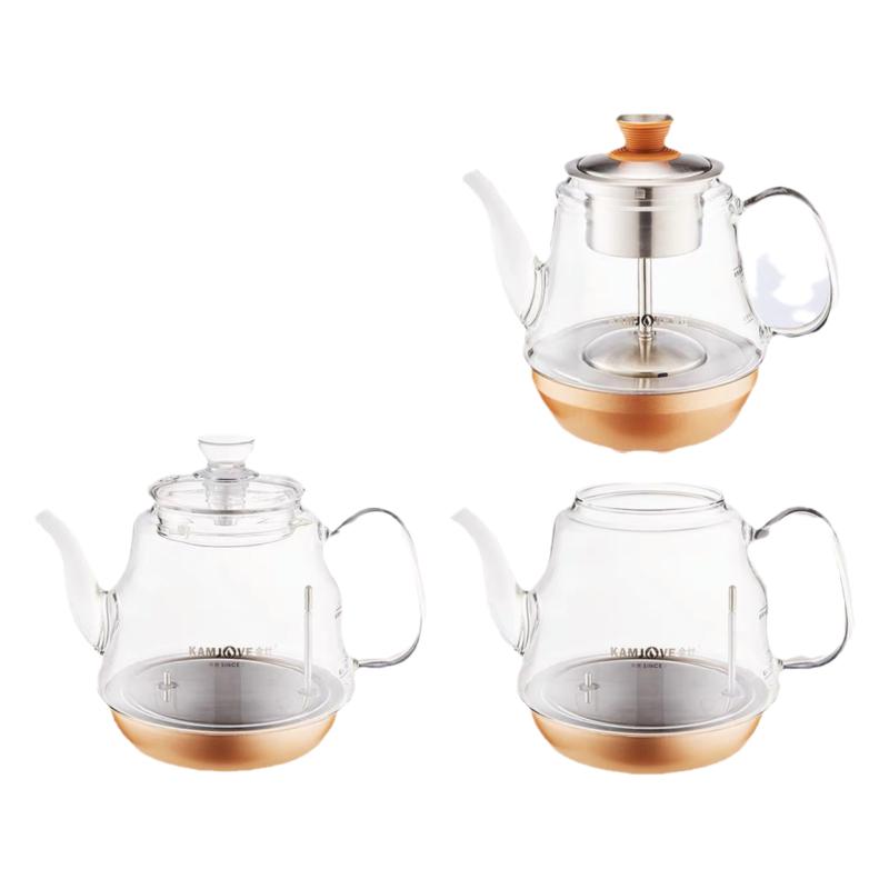 金灶GA-909玻璃壶烧水壶配件煮茶器单壶玻璃过滤零件壶盖子耐高温