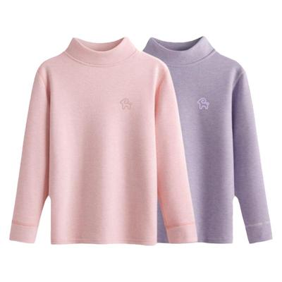 德绒355g加厚竖条色织秋冬打底衫