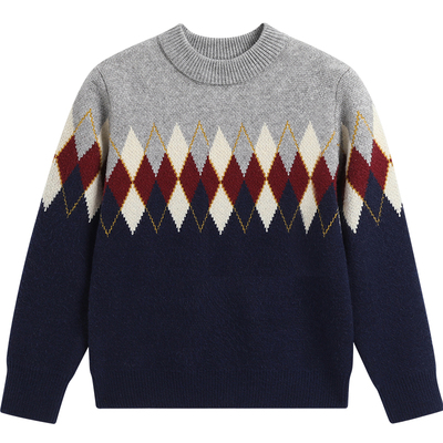 英氏男童加厚毛衣打底衫