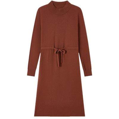 FINITY时尚高腰名媛风连衣裙