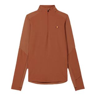 ellesse小贝壳官方秋冬户外运动训练服立领薄绒长袖T恤速干上衣女