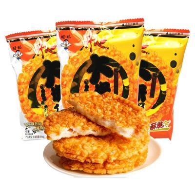 旺旺开心大米饼膨化食品香酥脆