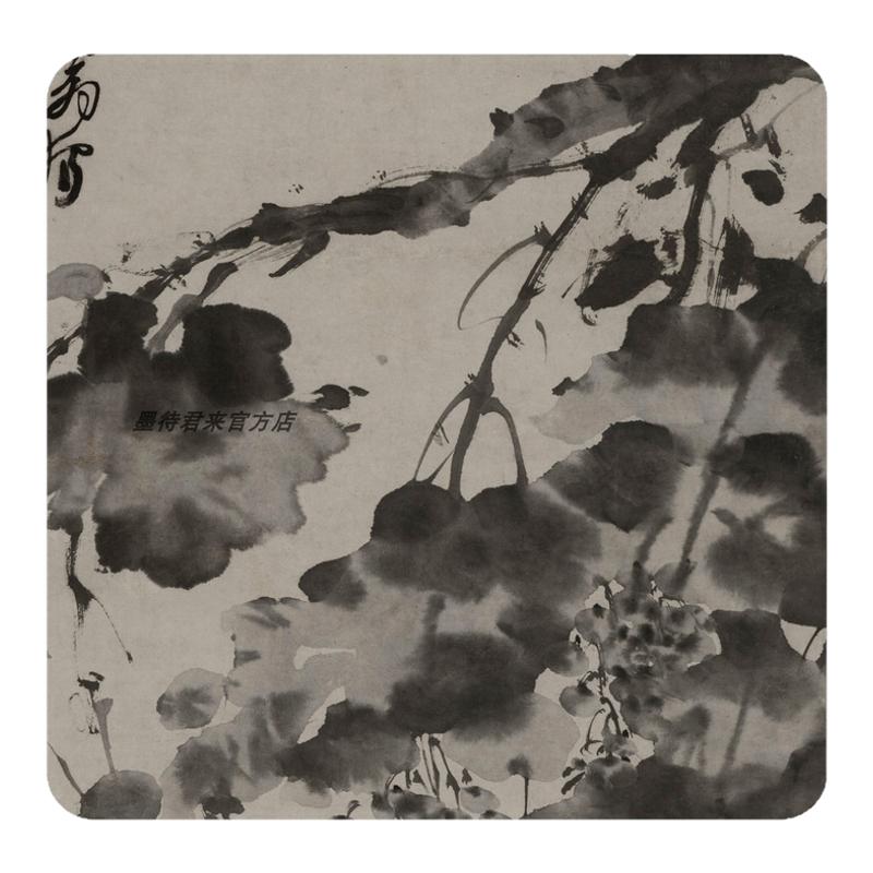 徐渭水墨葡萄画客厅立轴装饰画