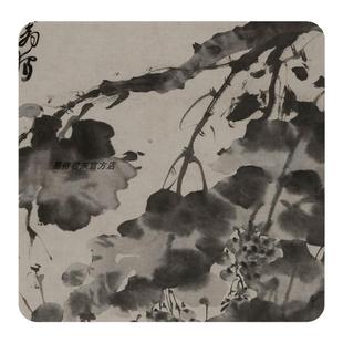 徐渭《水墨葡萄图》高清微喷原大复制品古代泼墨花鸟水墨画装饰画