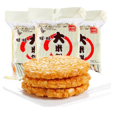 旺旺大米饼1KG*3大袋组合