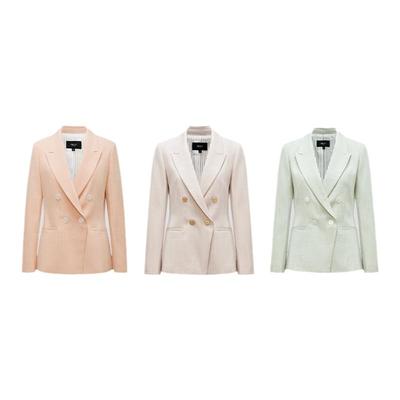 【多面弹性】G2000女装2025商场同款柔软舒适双排扣修身正装西服