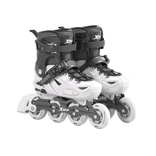 特步轮滑鞋溜冰鞋成人专业大小可调滑轮鞋女童滑冰鞋男童旱冰鞋