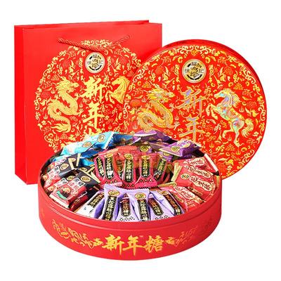 420g铁盒配礼袋新年糖徐福记