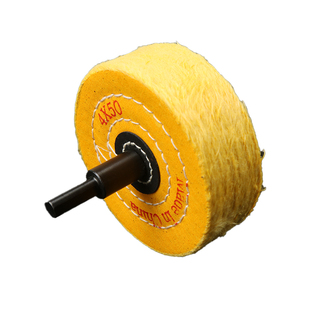 手电钻改抛光布轮金属石材红木家具大板桌镜面精细抛光打蜡上蜡用